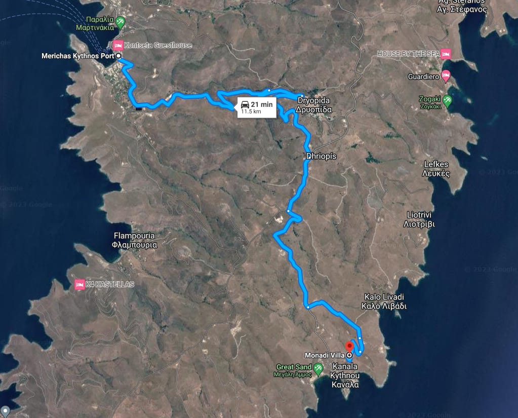 Kythnos Port - Villa Monadi