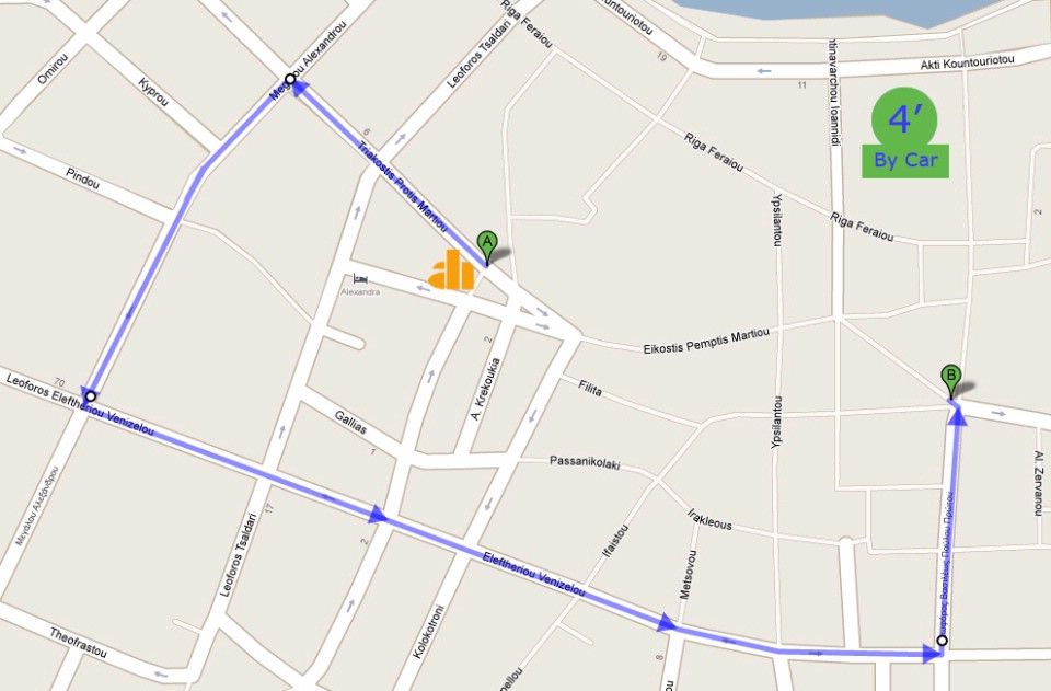 From Alexandra Hotel to City Centre