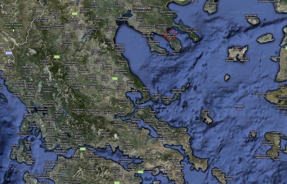 Map of Greece
