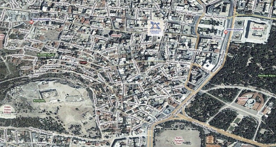 Map best western amazon hotel in plaka athens greece amazon hotel