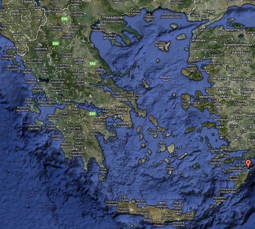 Map of Greece