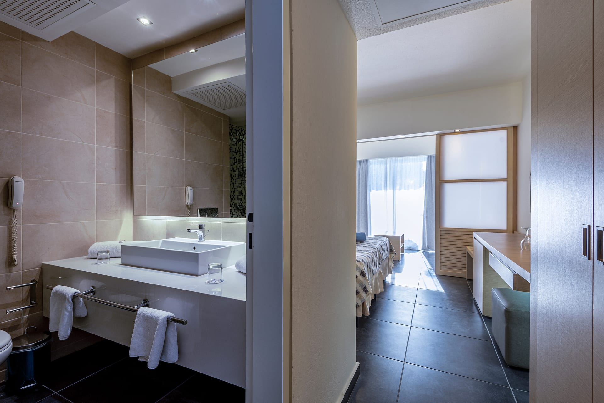 Family Room Sliding Door Side Sea View