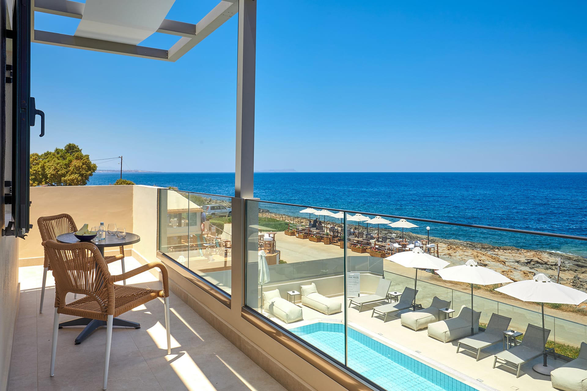 Mila Sissi Bay Hotel, Sisi, Grčka — Front Sea View Suite