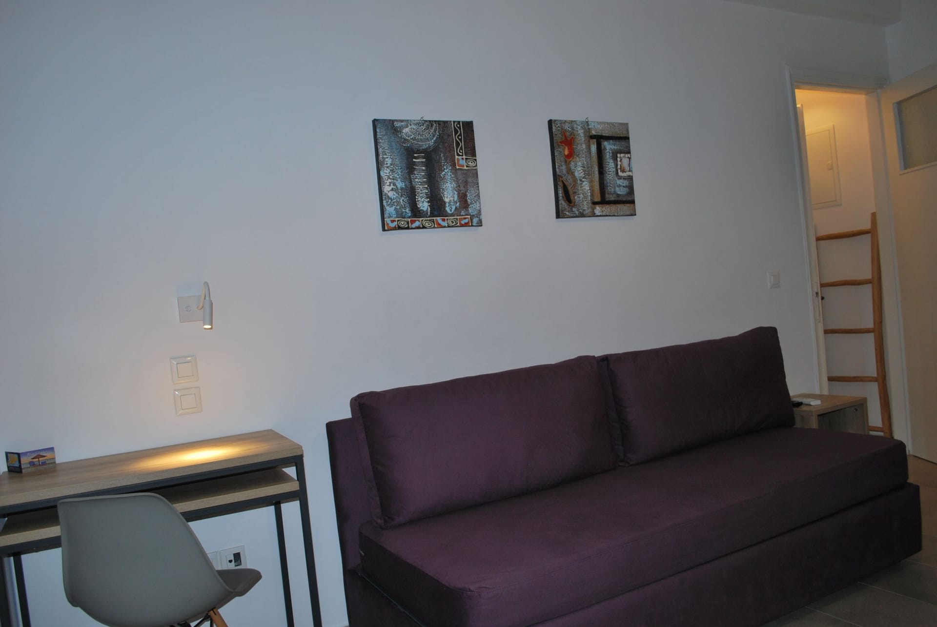 Mina Studios, Psaru, Grčka — One Bedroom Apartment with veranda