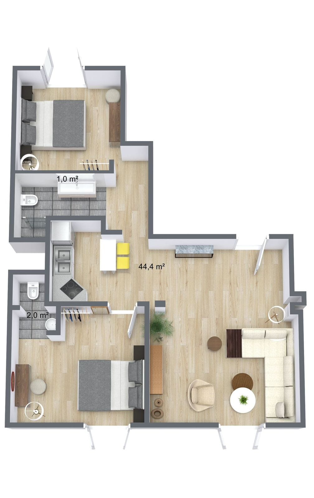 Mosaikon Guesthouses, Monastiraki, Grčka — Makrigianni Str. | 80m2