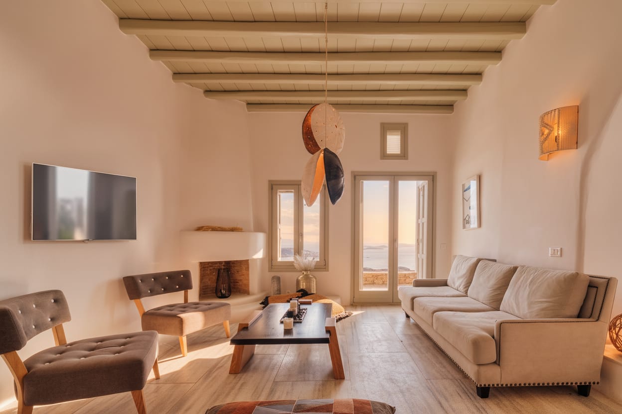 Mykonos Prestige Villas, Hulakia, Grčka — Villa Anemos I 6 Bedrooms