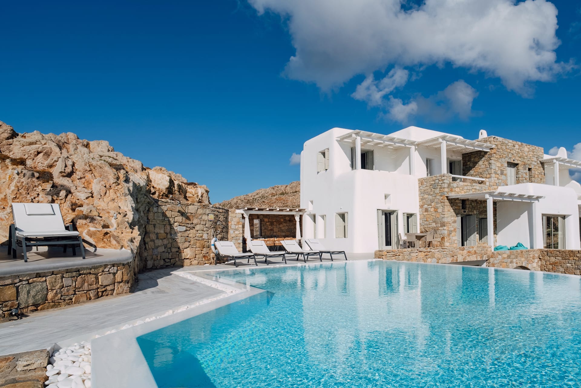 Mykonos Prestige Villas, Hulakia, Grčka — Villa Anemos I 6 Bedrooms