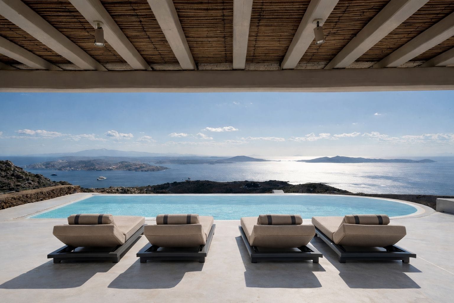 Mykonos Prestige Villas, Hulakia, Grčka — Villa Thalassa I 8 Bedrooms