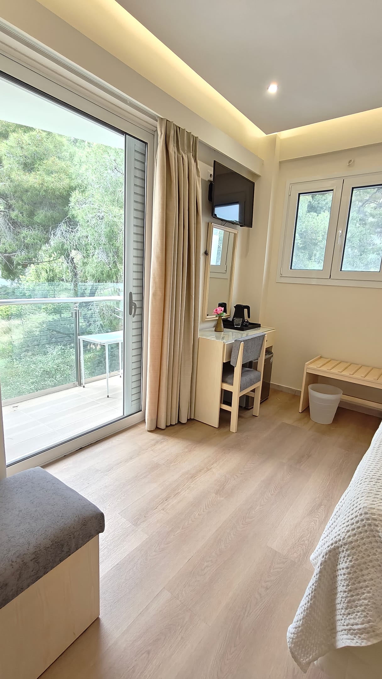 Forest View Double Room with Balcony
