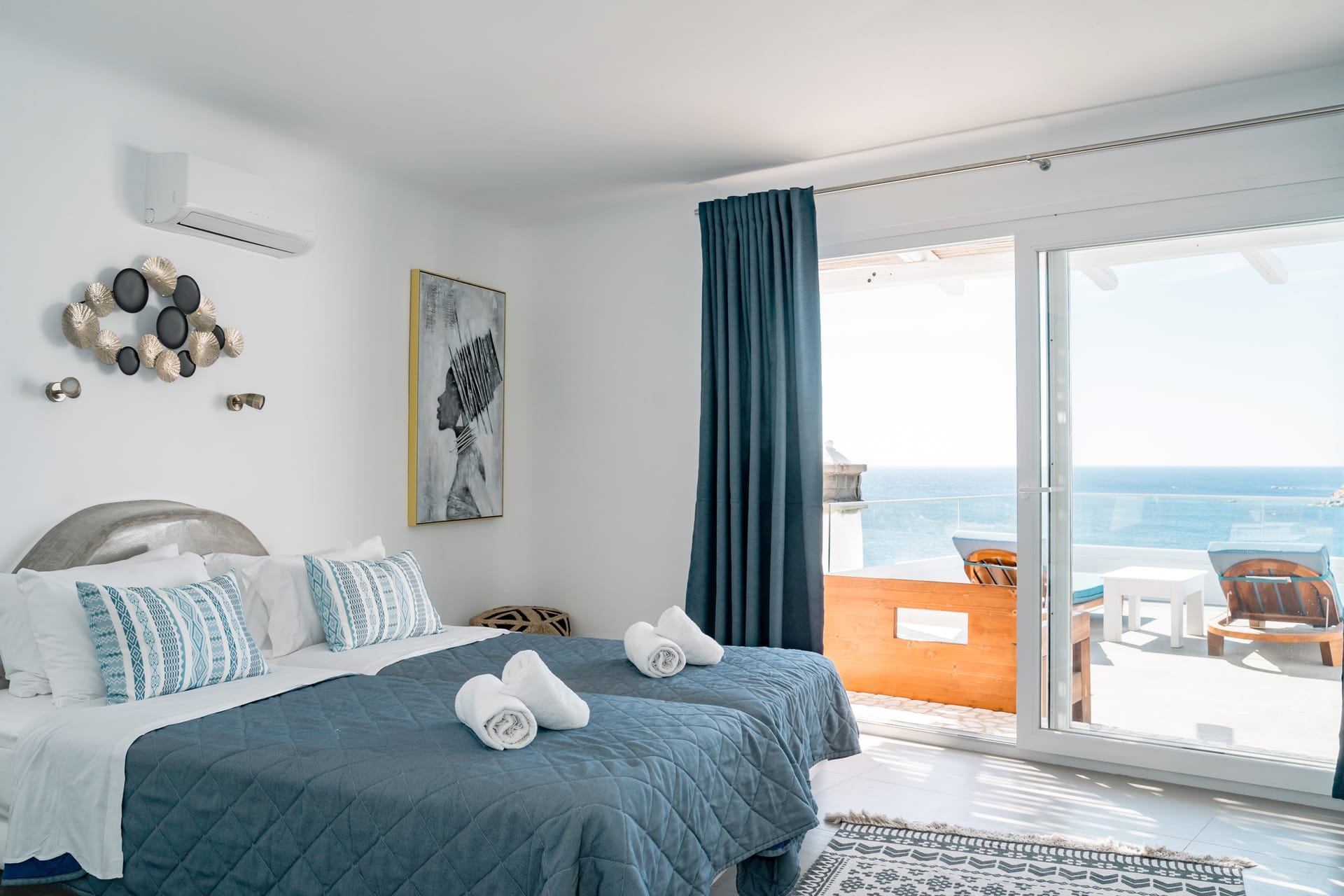 New Paradise Beach Resort Mykonos, Paradise, Grčka — Deluxe Jacuzzi Double Room
