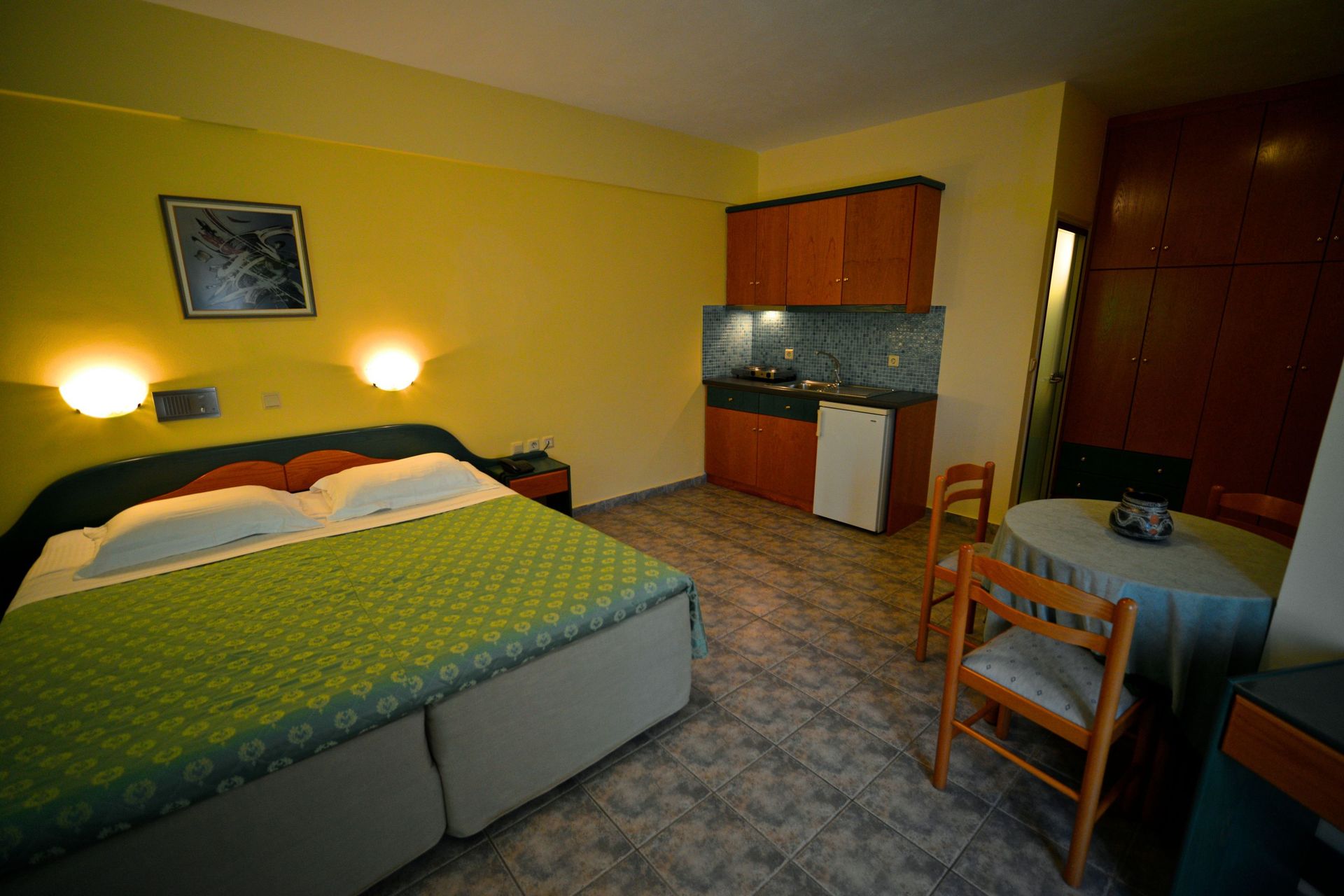 Double or Twin Studio with Mountain View