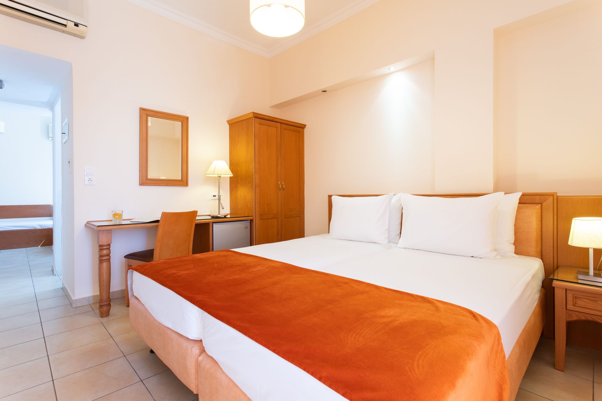 Family Room with Partial Sea View & Juliette Balcony