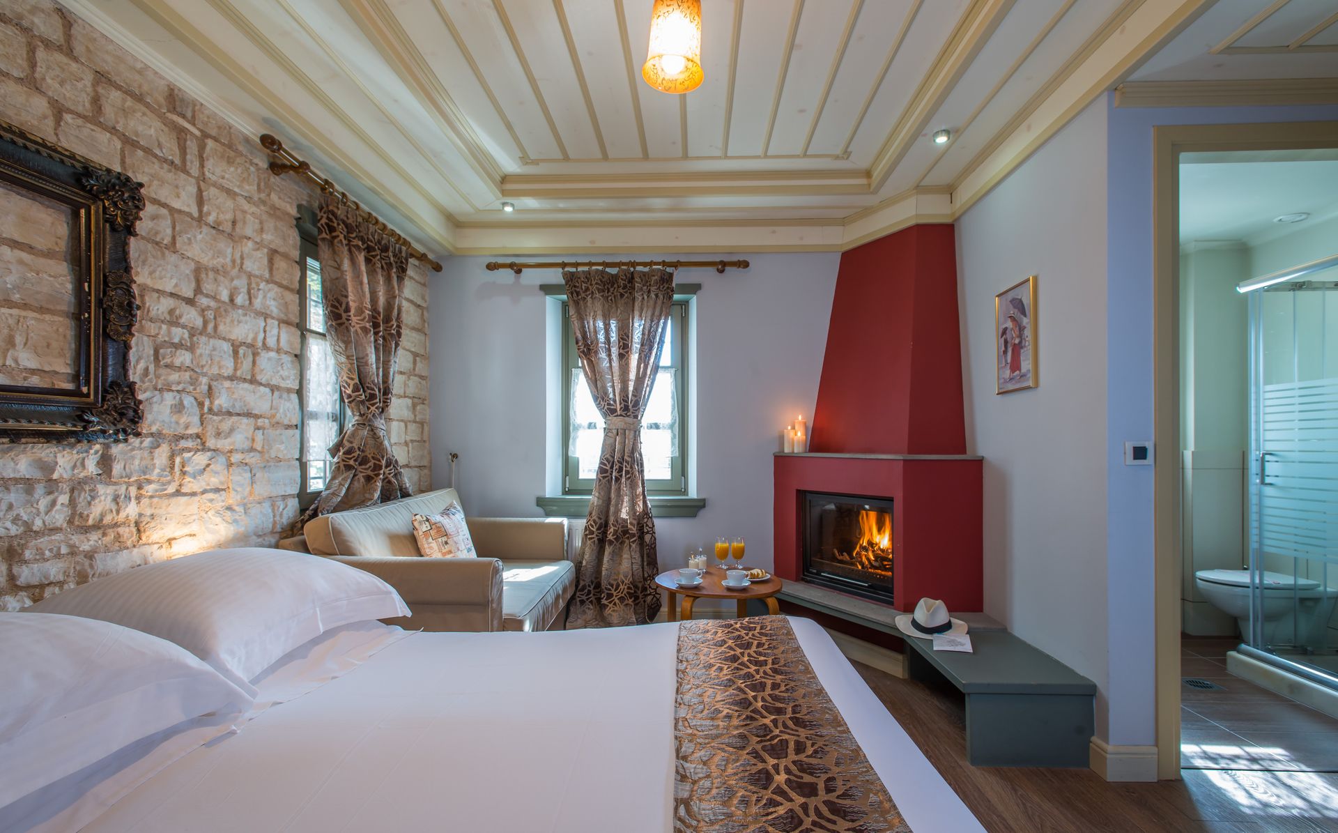 Design Room with Fireplace