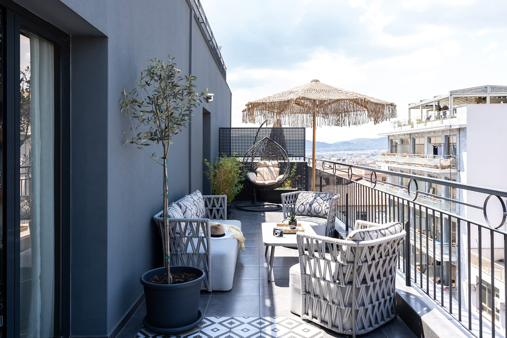 Play Theatrou Athens Hotel, Monastiraki, Grčka — Suite Terrace Acropolis View