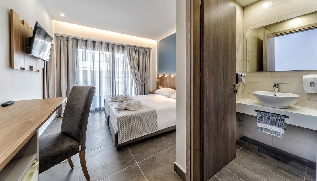 Pollis Hotel, Hersonisos, Grčka — Triple Room