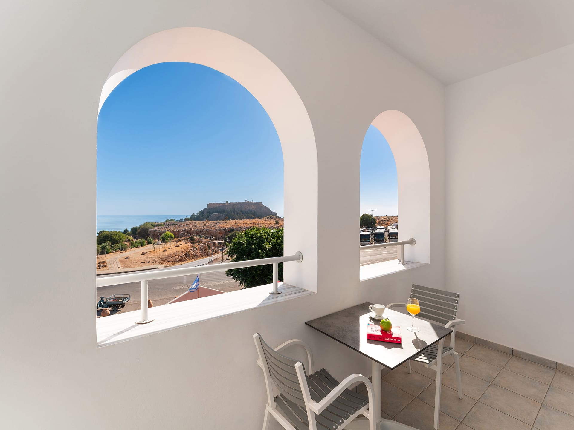 Double Room With Balcony With Panoramic Sea and Acropolis View