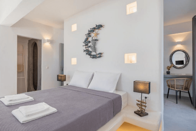 Sea View Bay Hotel Santorini, Perisa, Grčka — Queen Suite with Sea View