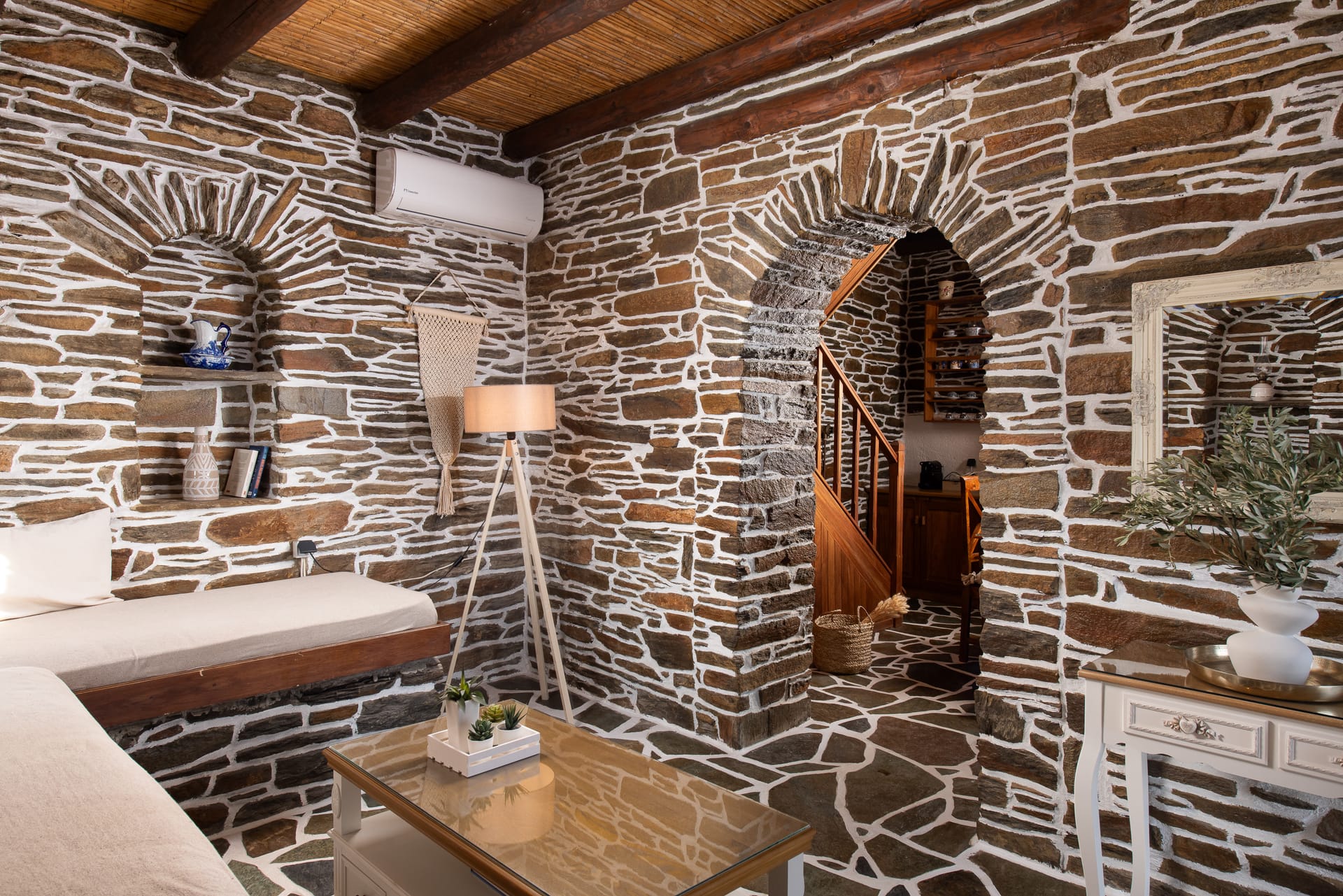 Andros Traditional 1 Bedroom Maisonette with Panoramic Sea View | 75m²