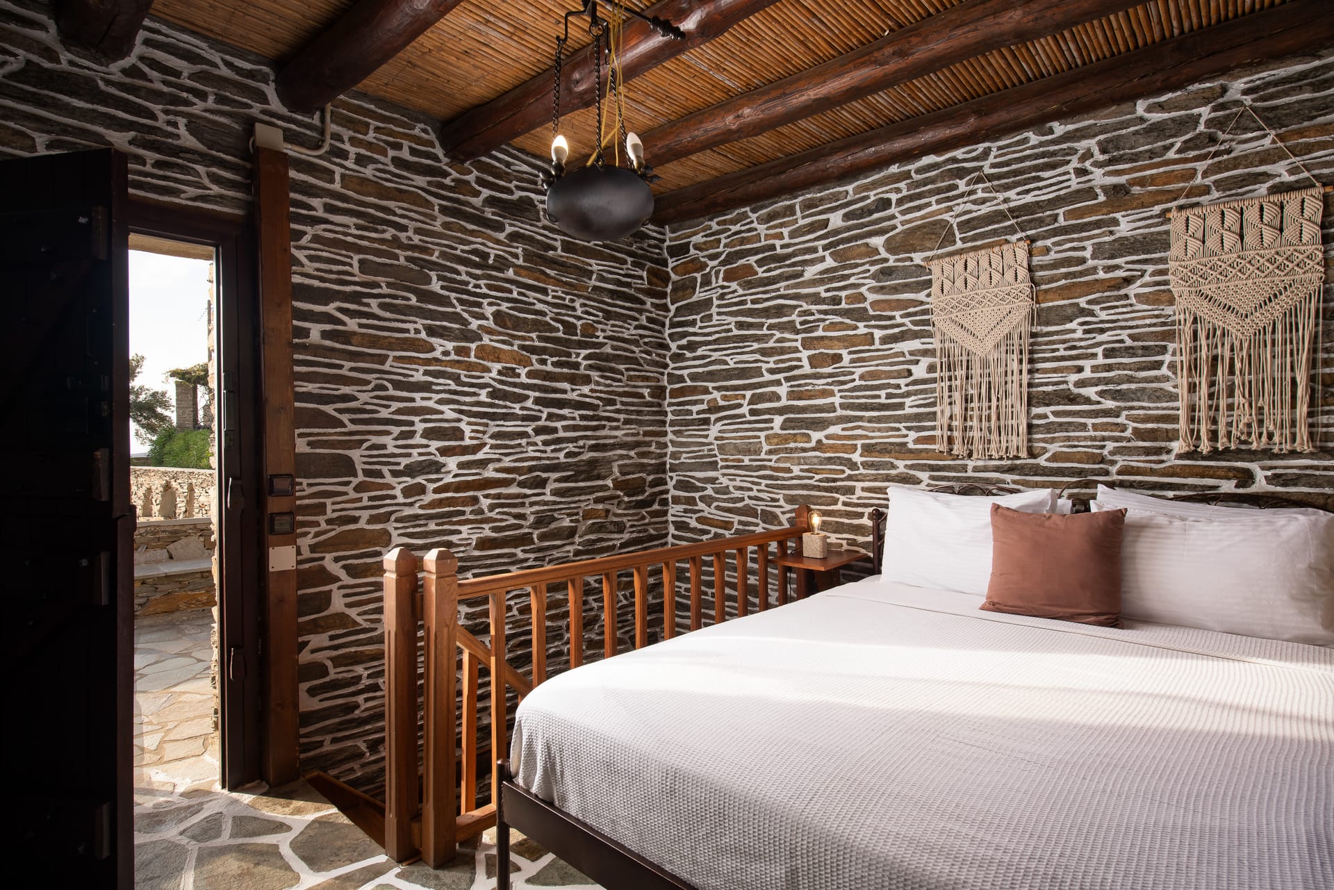 Andros Traditional 1 Bedroom Maisonette with Panoramic Sea View | 75m²