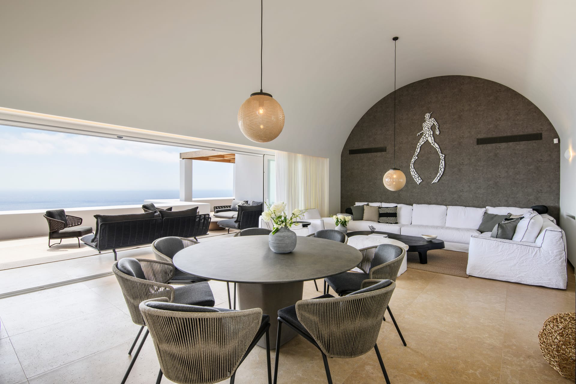 Silver Breeze Villa, Tagoo, Grčka — Grand Villa with Sea View