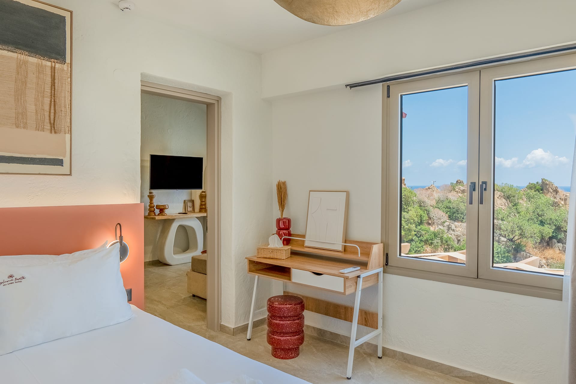 Soluna Forte Sea Living Suites, Ligaria, Grčka — Superior Suite - Split Level with Sea view & Balcony