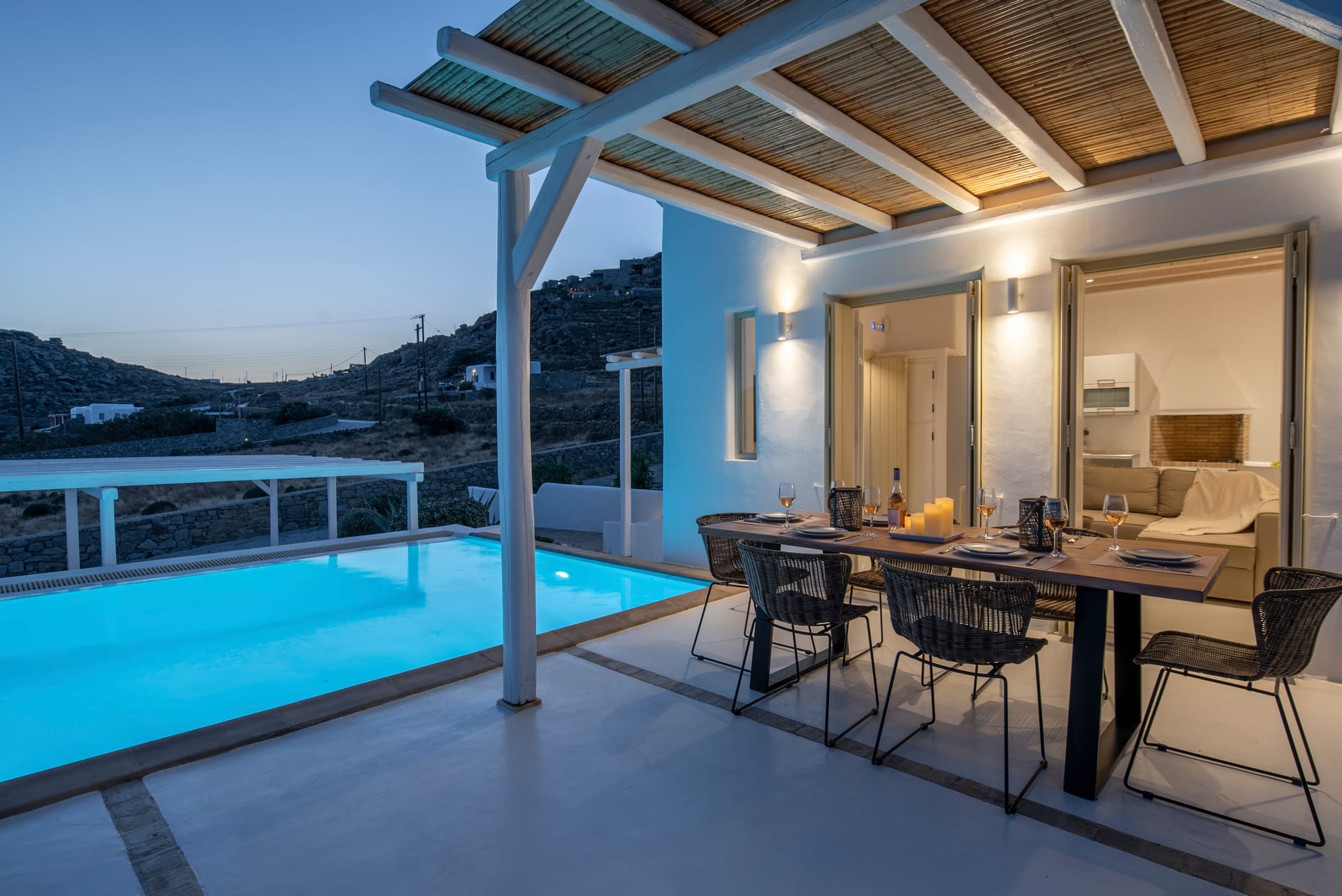 3 BD | Kalafatis | Villa Aegean Blue | Private Pool