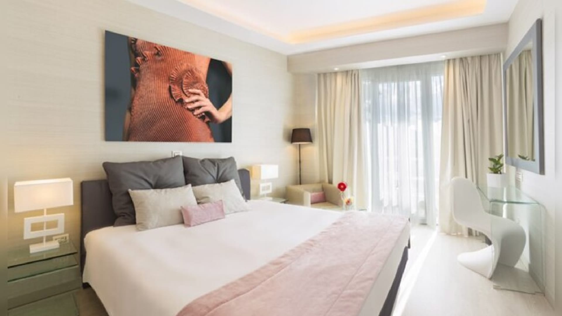 Saint George Lycabettus Lifestyle Hotel, Kolonaki, Grčka — Fashion Room With Private Balcony And Acropolis View