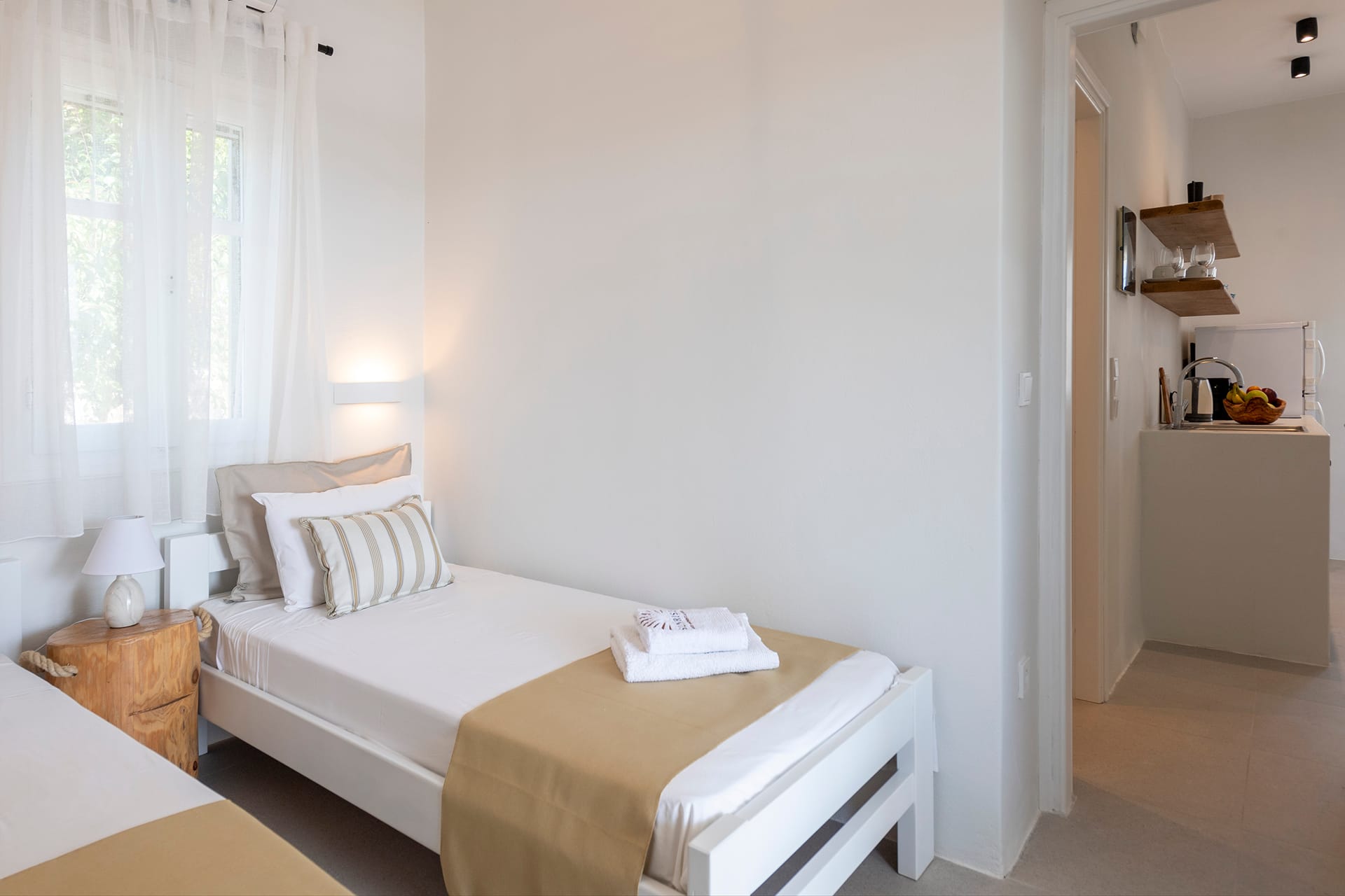 Sunrise Luxury Apartments & Suites, Soros Beah, Grčka — Levanda Apartment / Double Room with Sea View