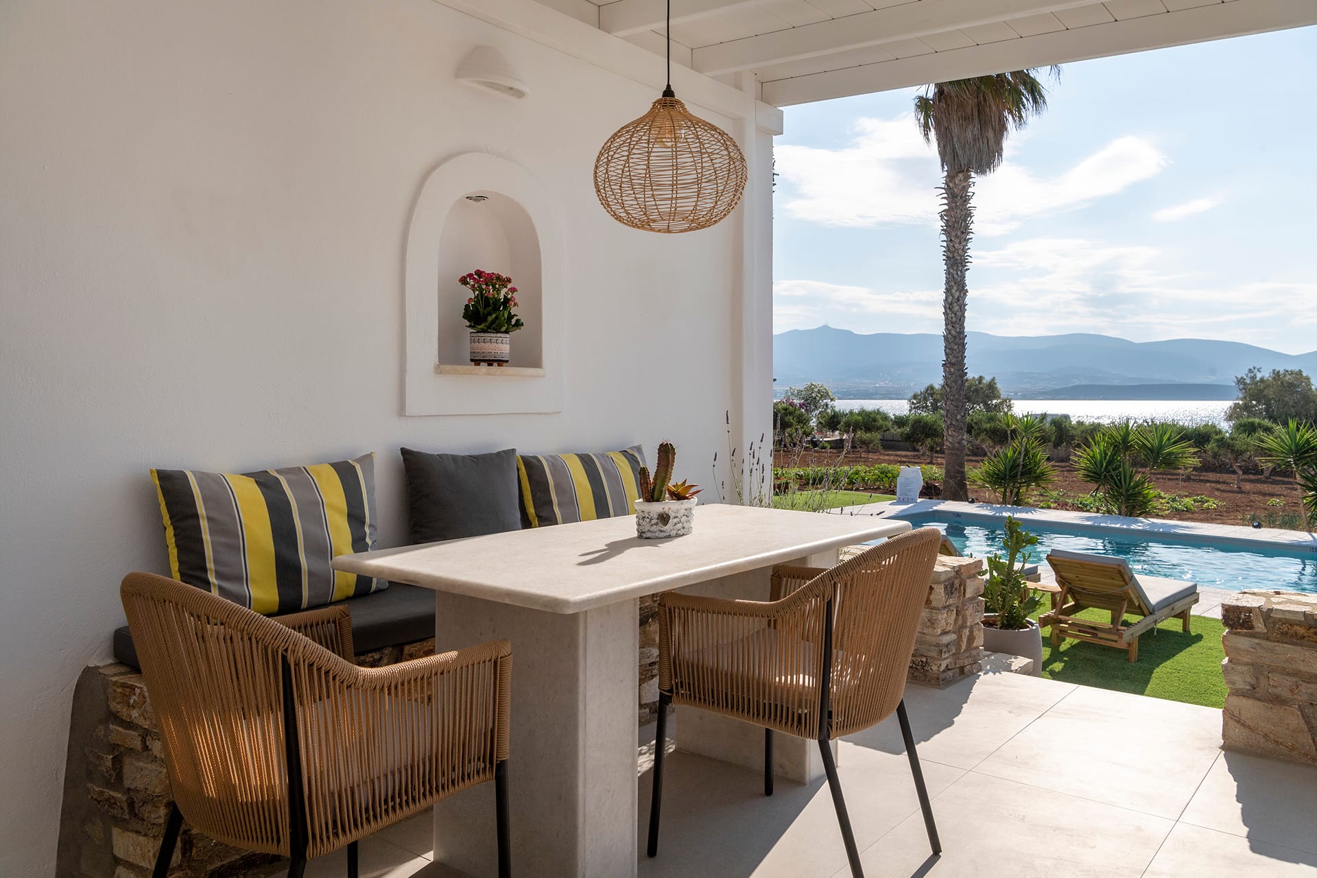 Sunrise Luxury Apartments & Suites, Soros Beah, Grčka — Levanda Apartment / Double Room with Sea View