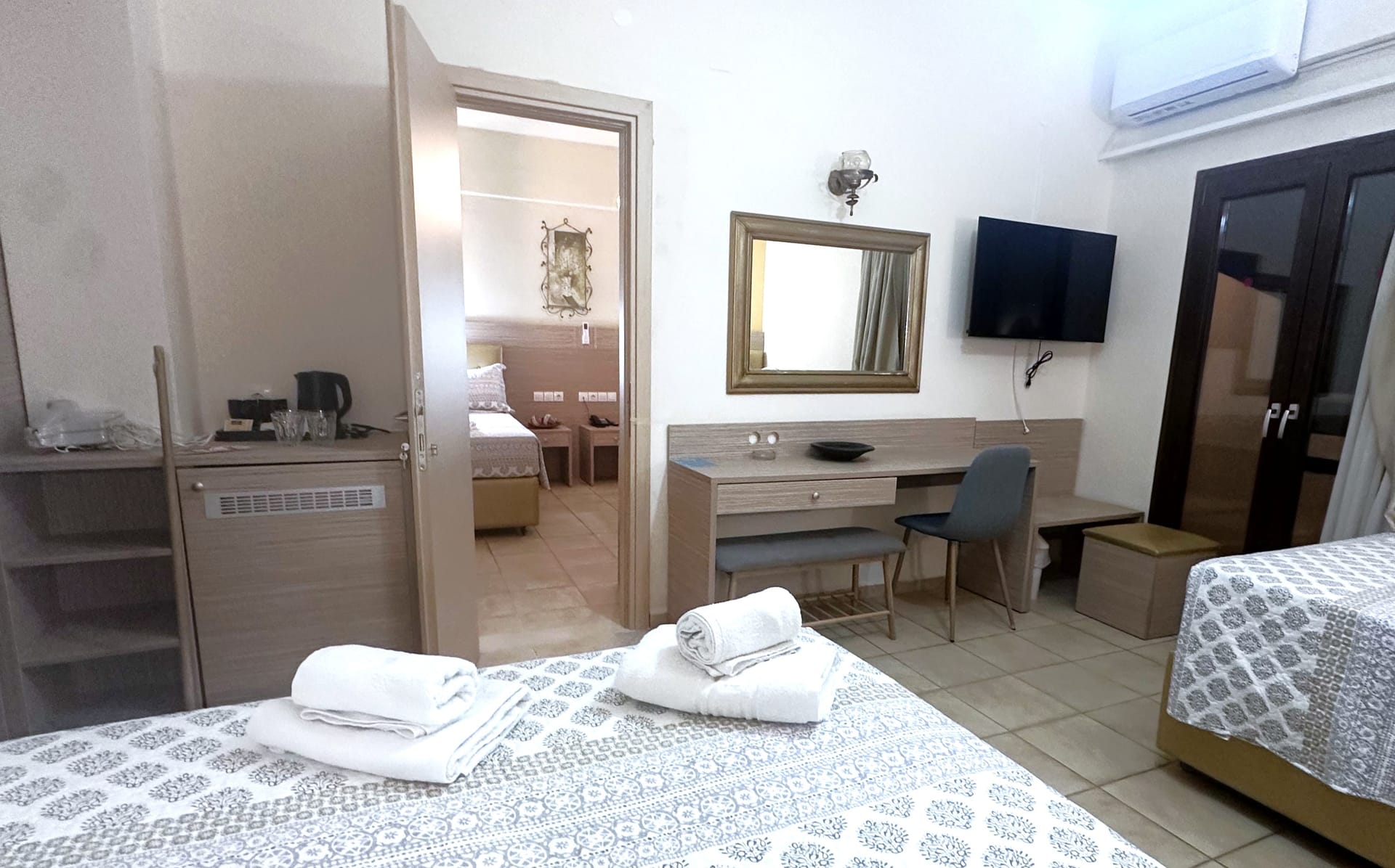 Thalia Deco City & Beach Hotel, Kutulufari, Grčka — CONNECTED ROOMS 6 PERSONS