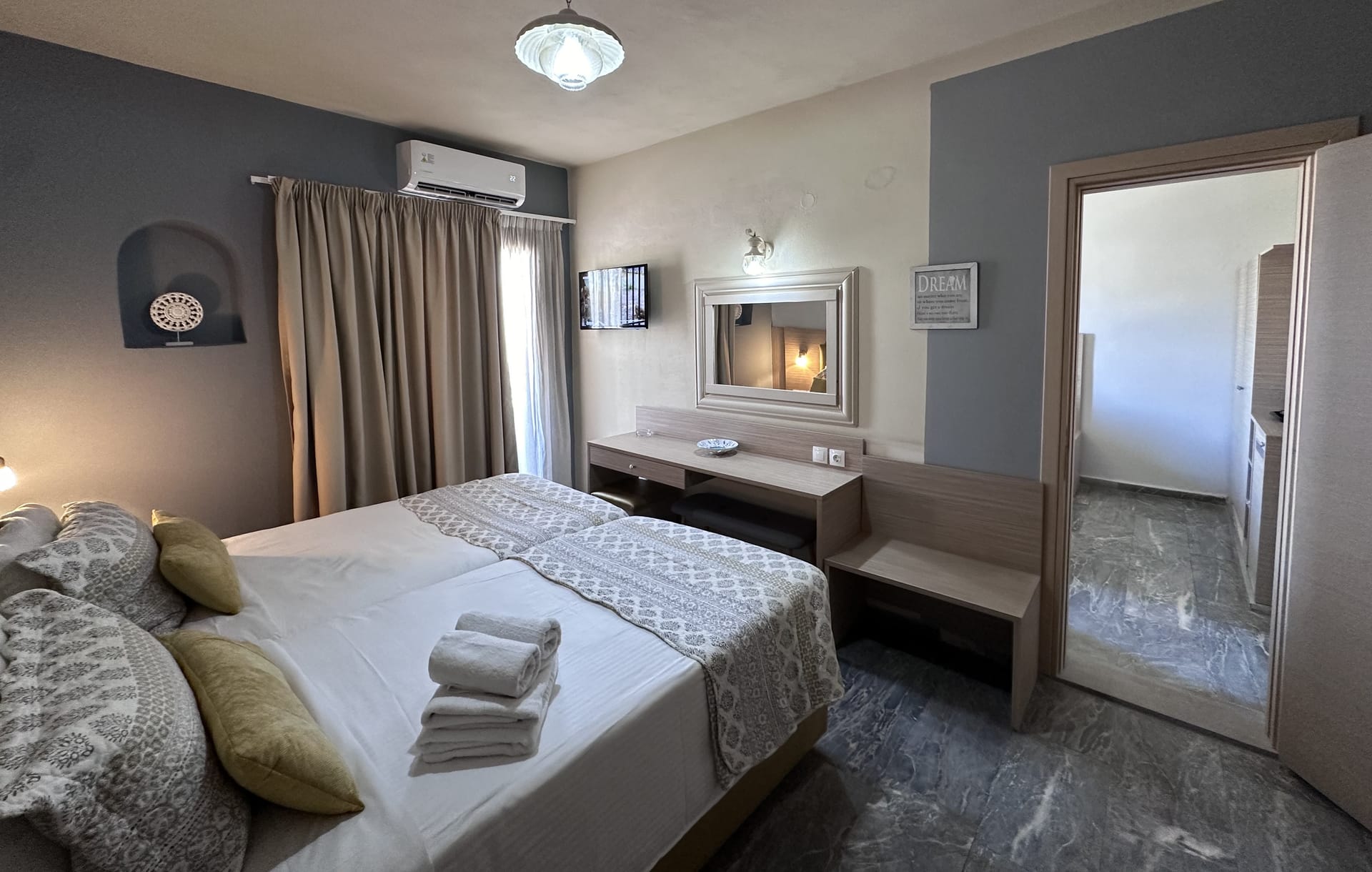 Thalia Deco City & Beach Hotel, Kutulufari, Grčka — CONNECTED ROOMS FOR 5 PERSONS