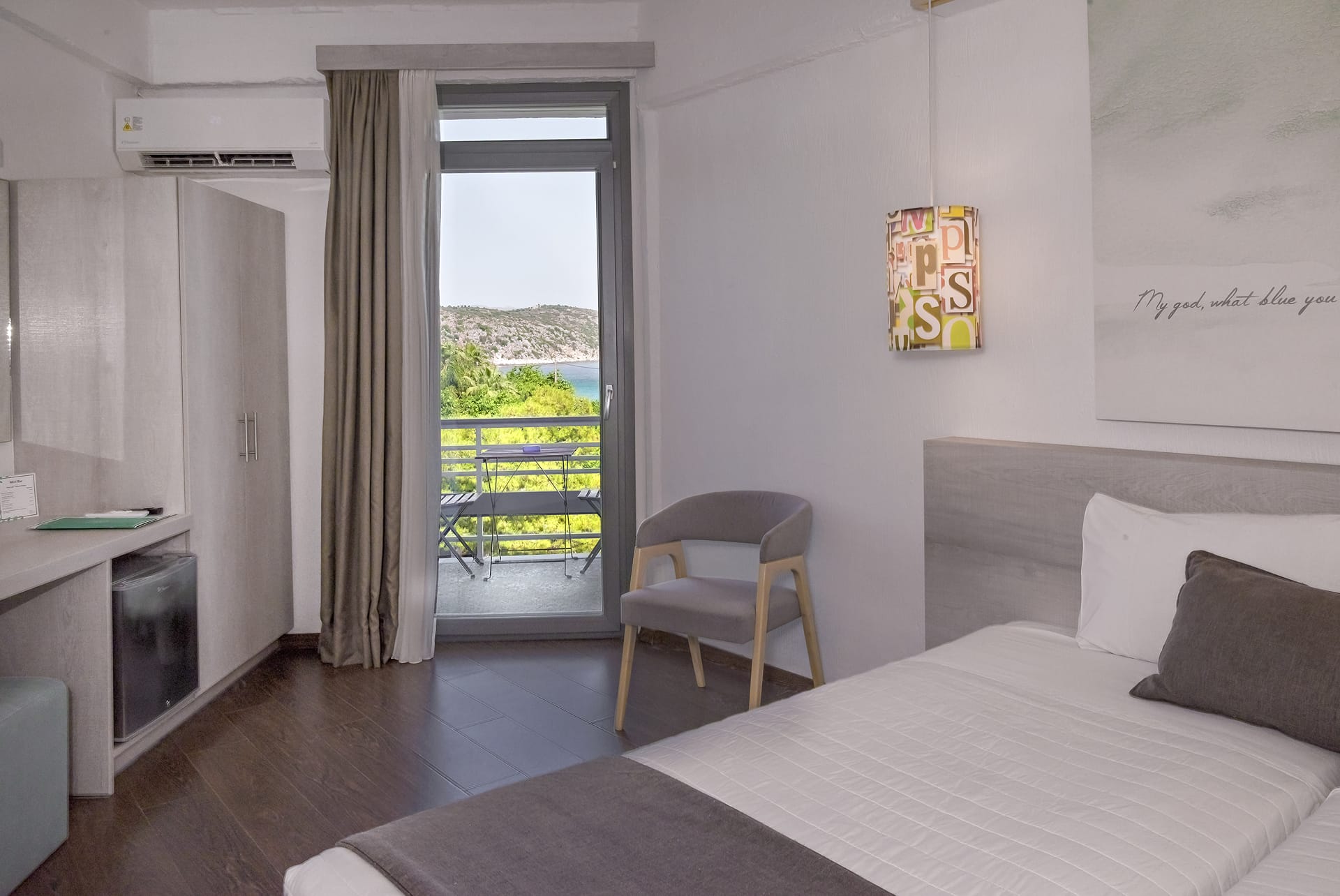 Twin or Double Room with Side Sea View