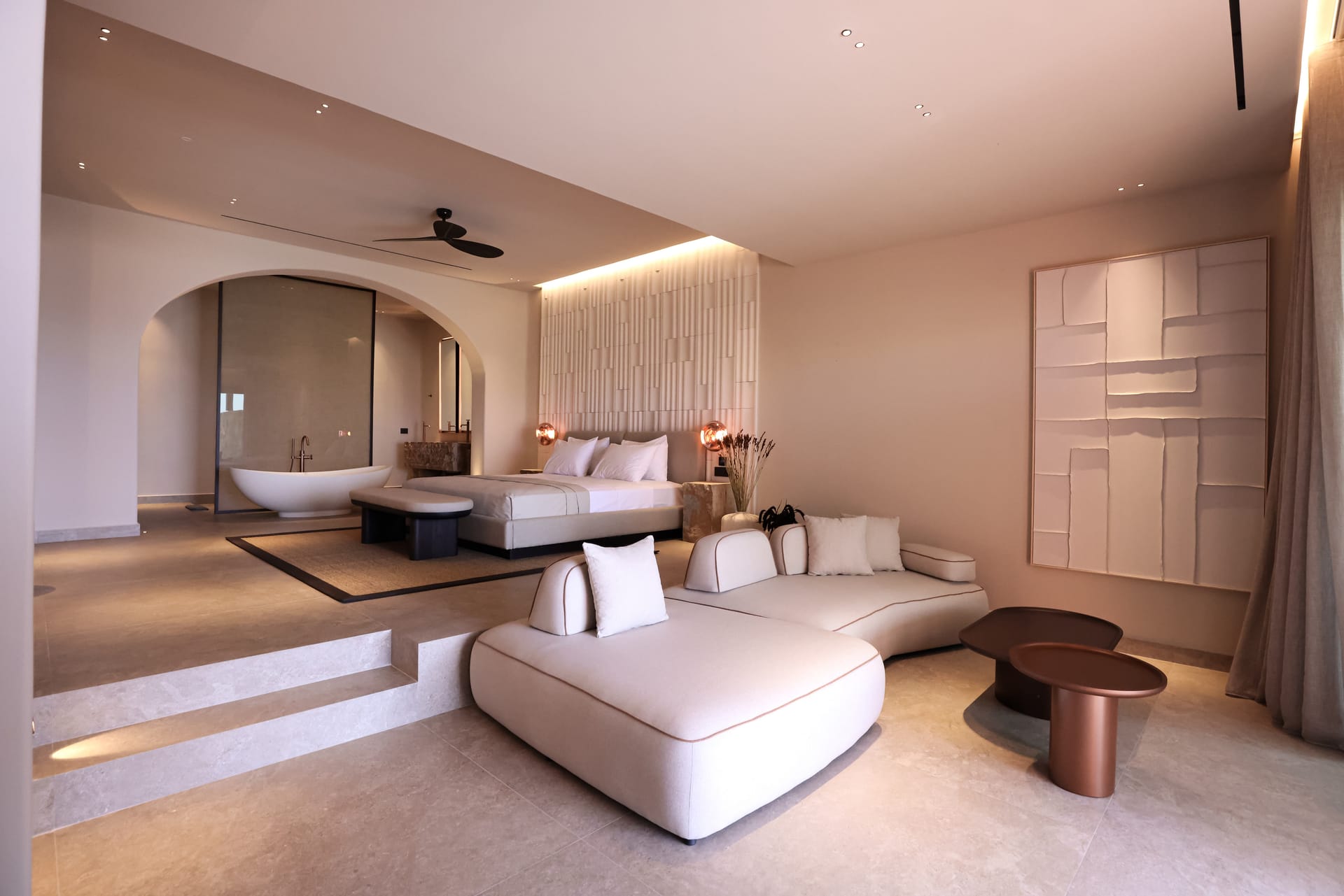 Tropicana Suites & Villas, Paradise, Grčka — Terra Design Suite With Private Pool and Panoramic Sea View