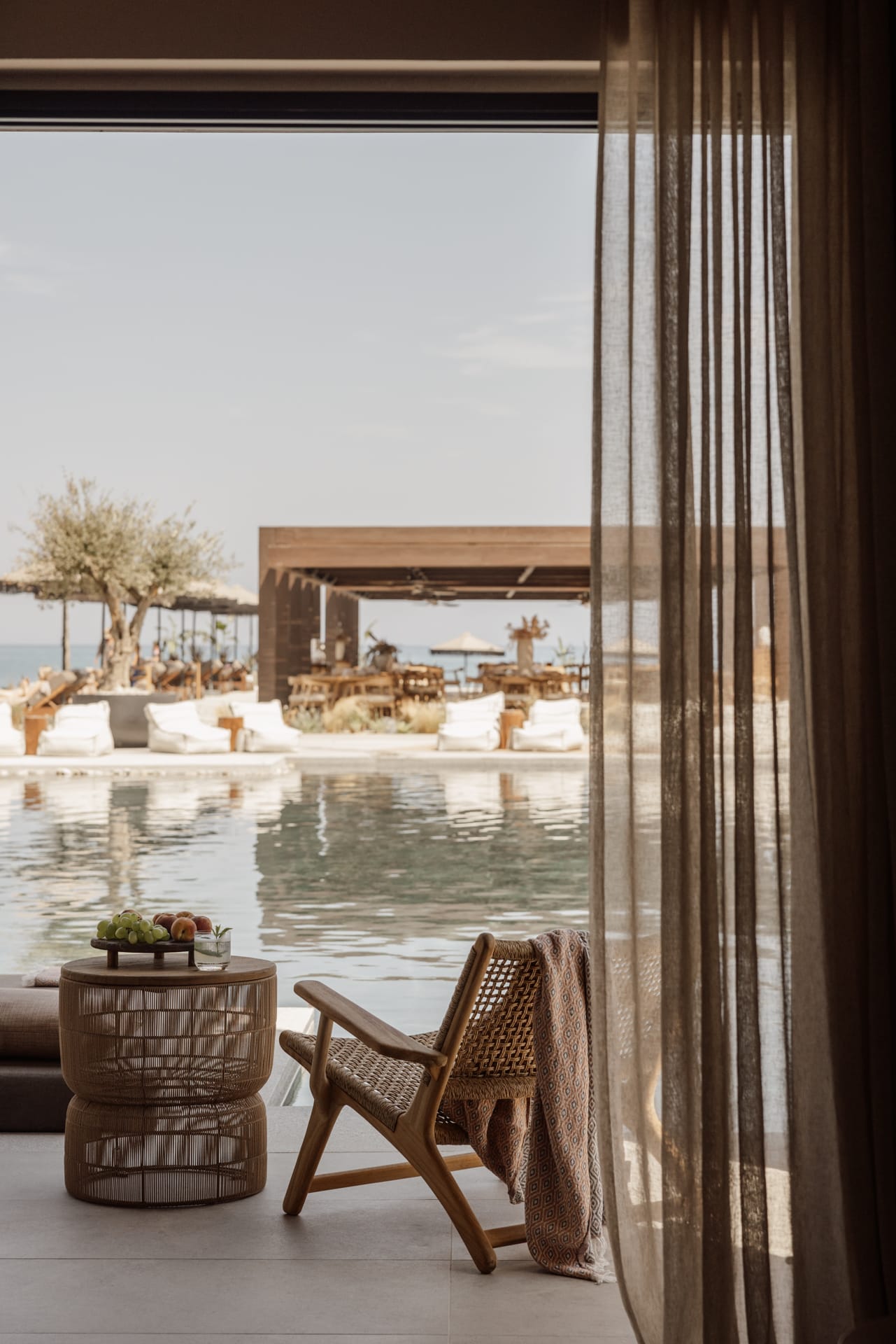 Unda, Roda, Grčka — Deluxe Junior Suite Swim up and Sea View