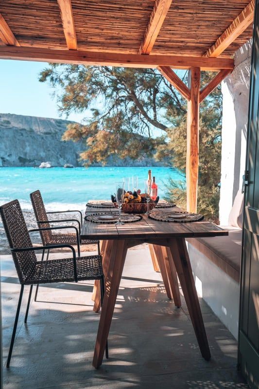 Deluxe Sea View Suite at Firopotamos Beach