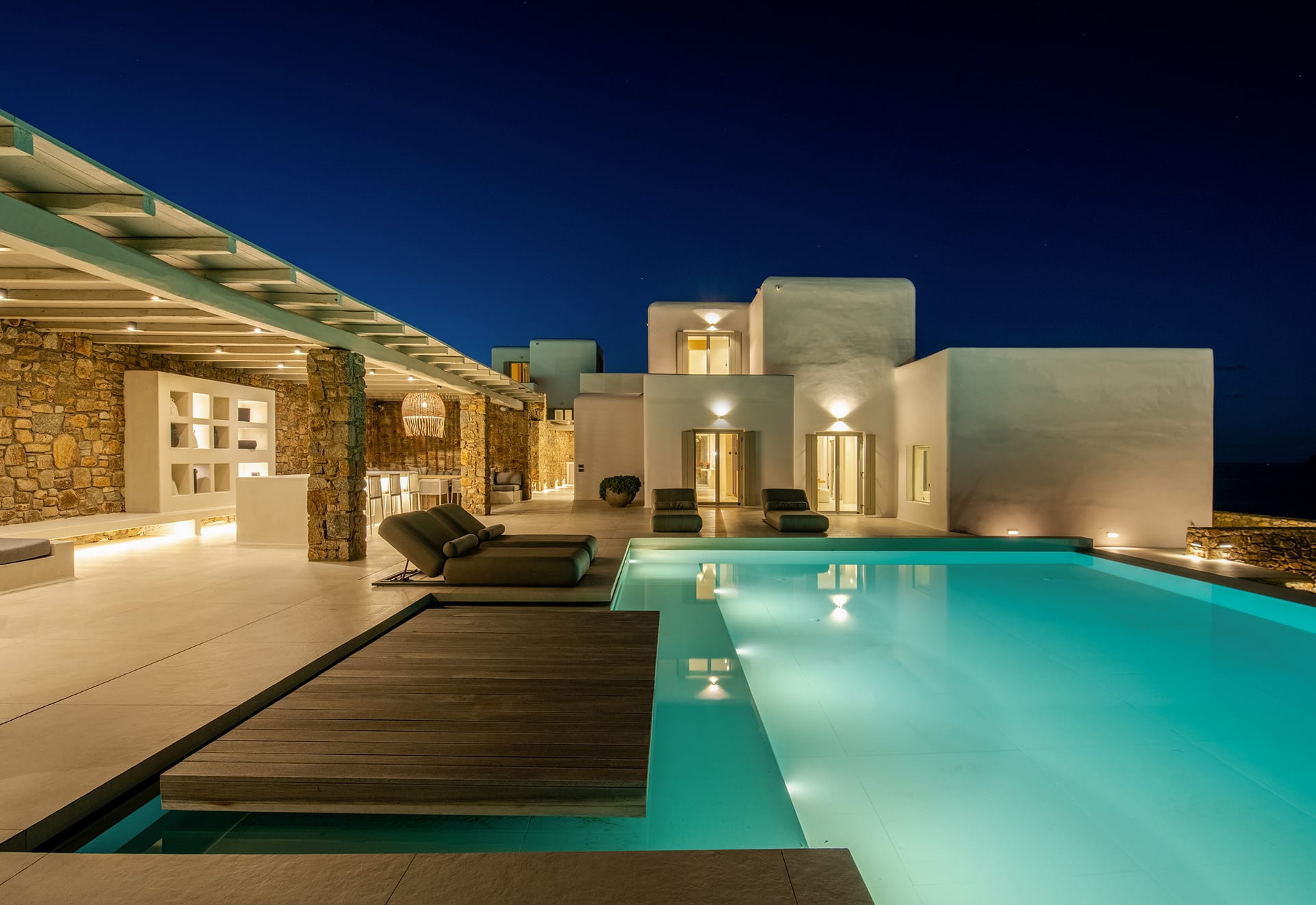 Whitelist Mykonos 2, Ornos, Grčka — Villa Mare Blu