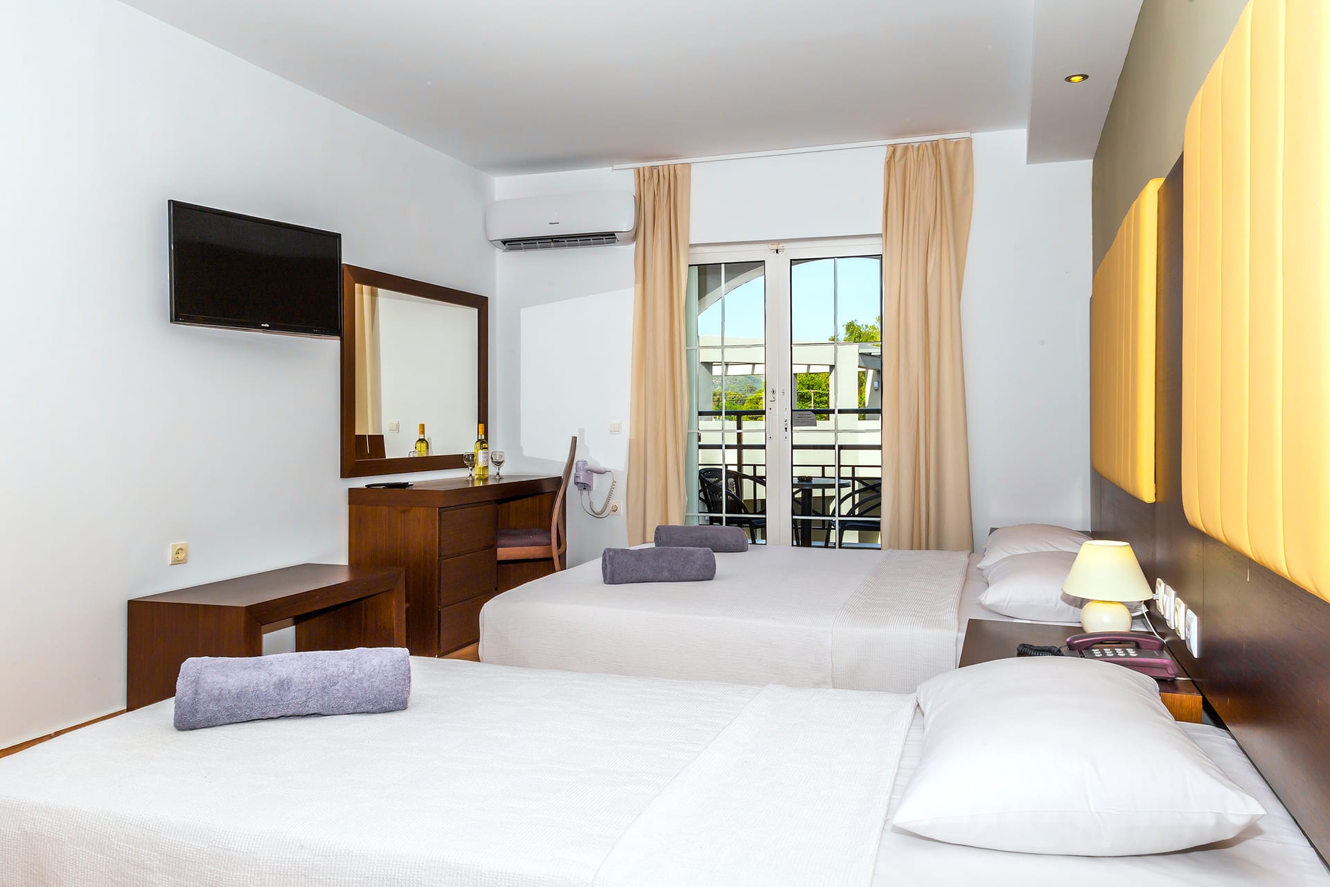 Family Room with Land View