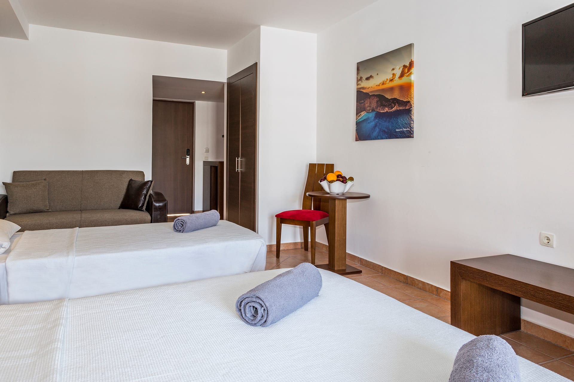 Family Room with Land View