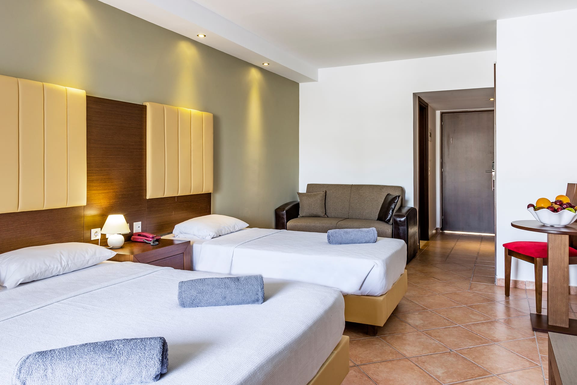 Family Room with Land View