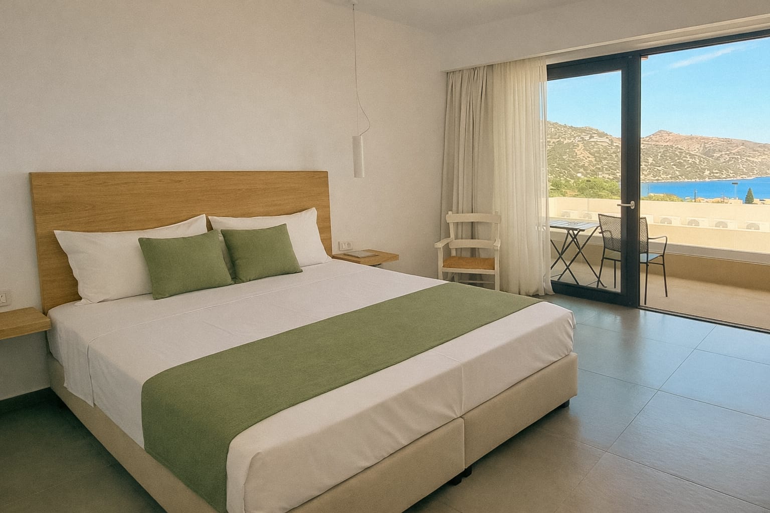 Zeus Eleva Miraya Adults Only, Agios Nikolaos, Grčka — Standard Sea View Room