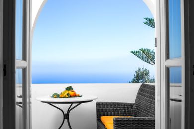 Abelonas Studio Caldera with Sea View