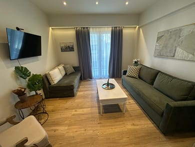 Grand Apartment with Partial Acropolis View
