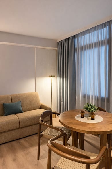 Two-Bedroom Apartment with Street View