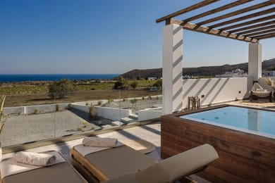 Premium Suite with Outdoor Hot Tub & Sea View