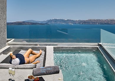 Deluxe Suite Caldera View with Hot Tub