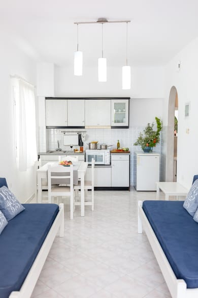 One-Bedroom Apartment with Garden & Village View