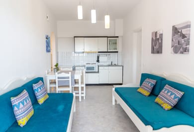 One-Bedroom Apartment with Garden & Village View