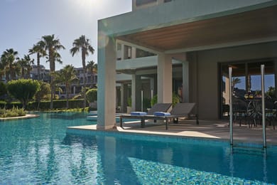 Family Room Sliding Door Swim Up Inland View