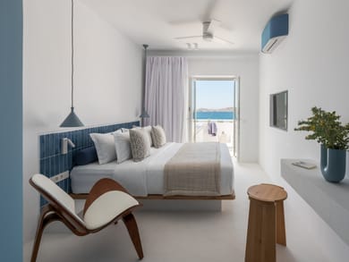 Deluxe Double Room with Outdoor Hot tub and Panoramic Sea View