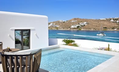 APEIRON Suite with Private Pool and Sea View